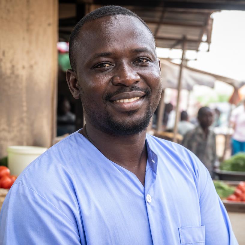 Mamadou, commerçante ou commerçant utilisant KASO